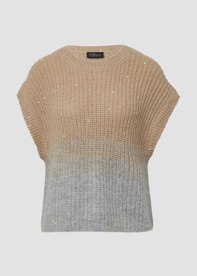 Pullunder mit Farbverlauf aus Alpakamix