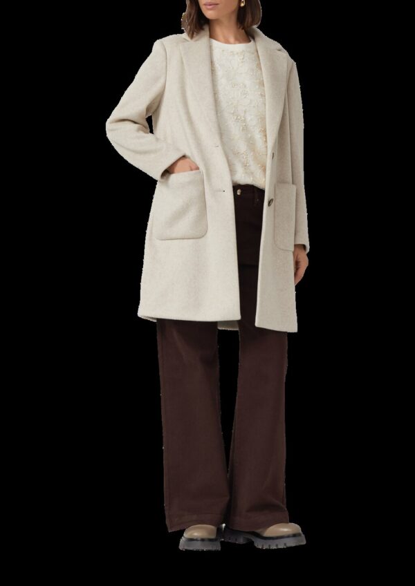 Floral gemustertes Shirt mit Pailletten und Glitzergarn