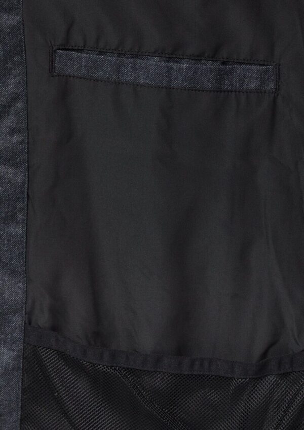 Wattierte Jacke mit Kapuze und Zip-Details