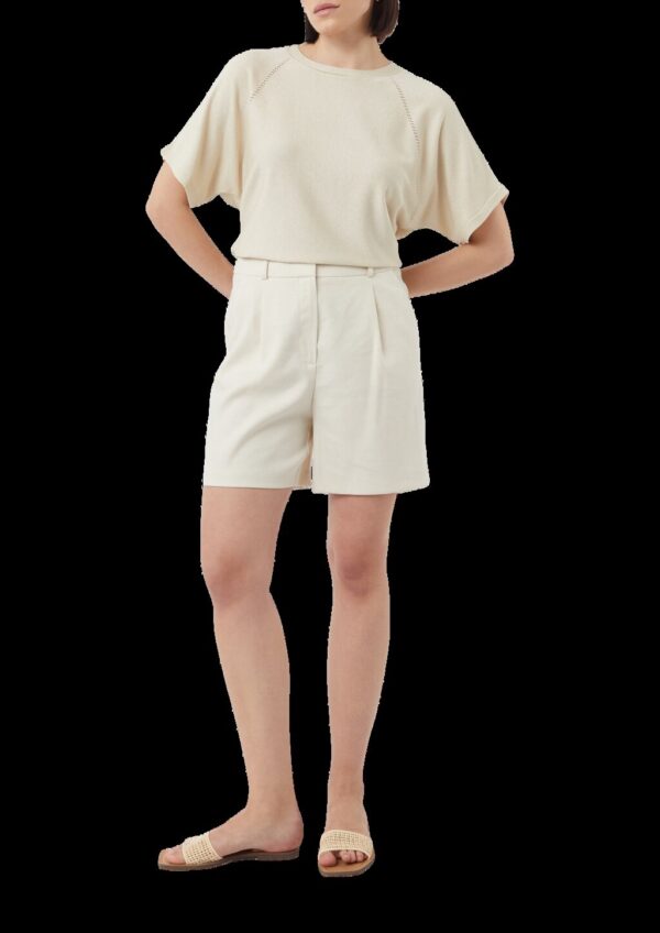 Strickpullover im Relaxed Fit mit kurzen Fledermausärmeln