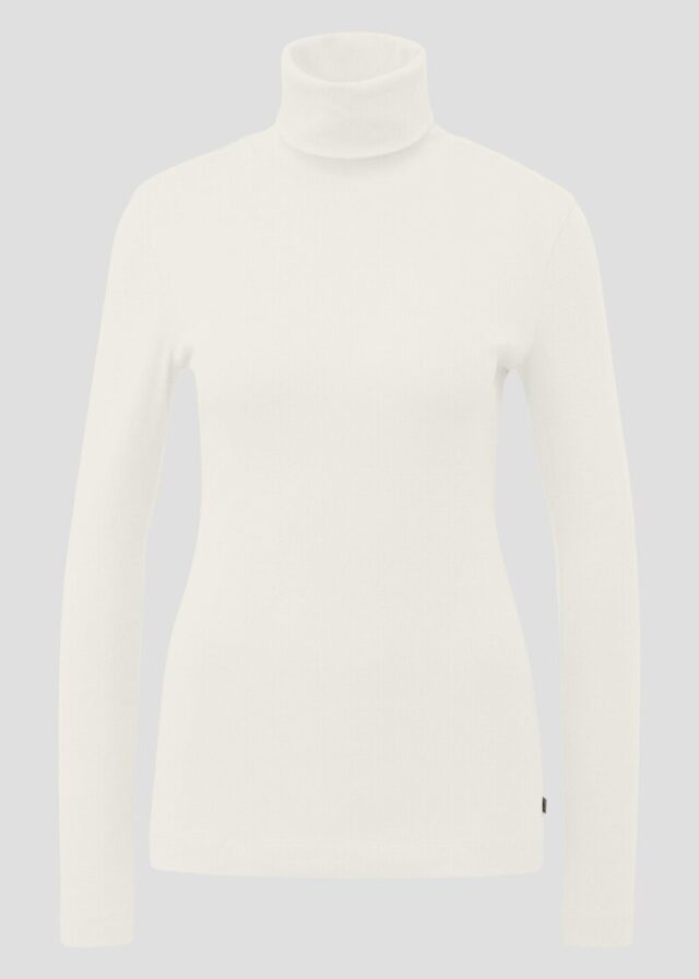 Langarmshirt mit Rollkragen