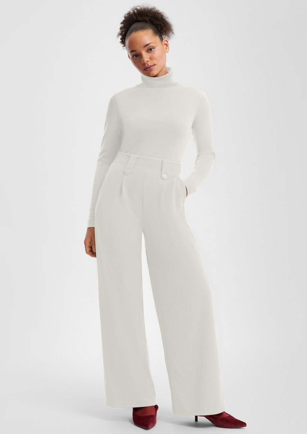 Langarmshirt mit Rollkragen