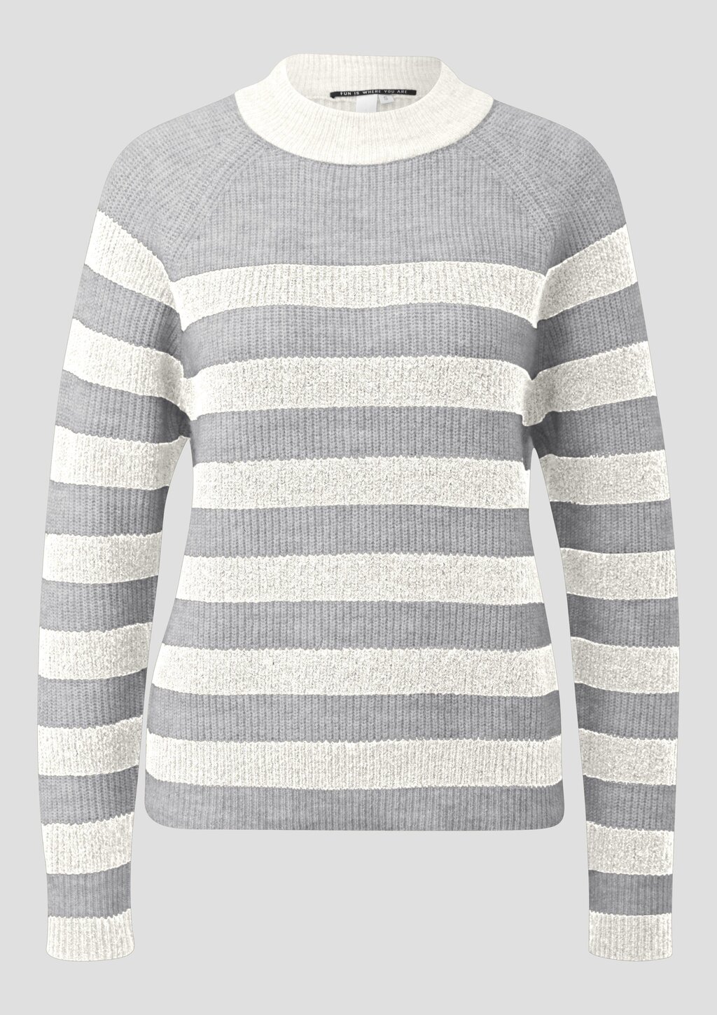 Melierter Pullover
