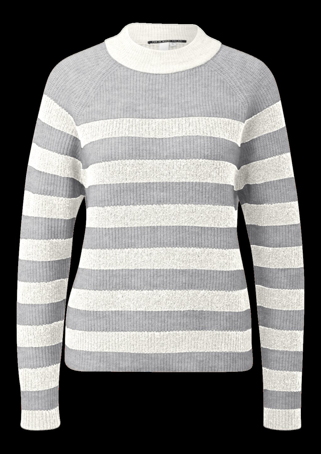 Melierter Pullover