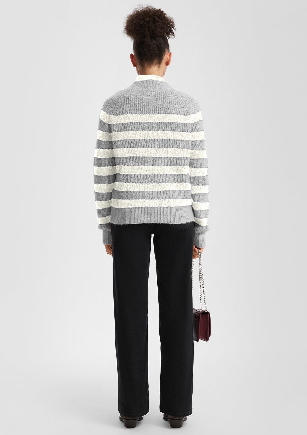 Melierter Pullover