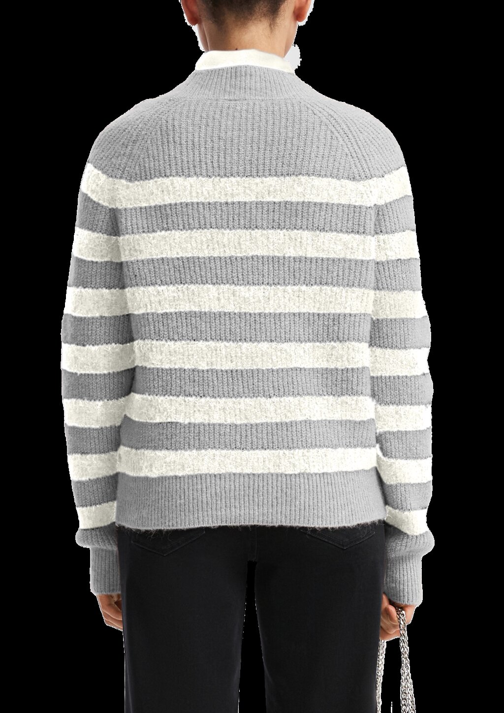 Melierter Pullover