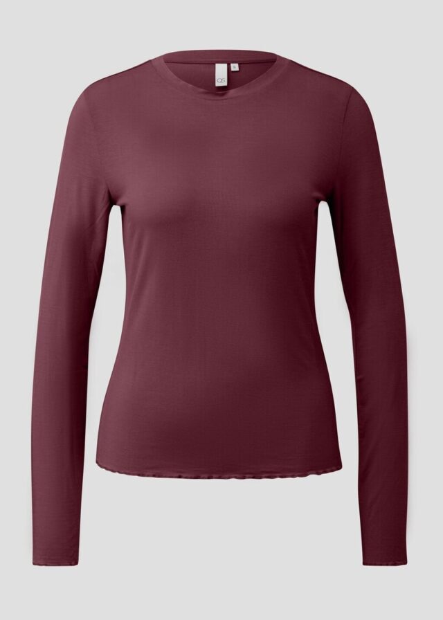 Schmal geschnittenes Longsleeve aus Viskosestretch