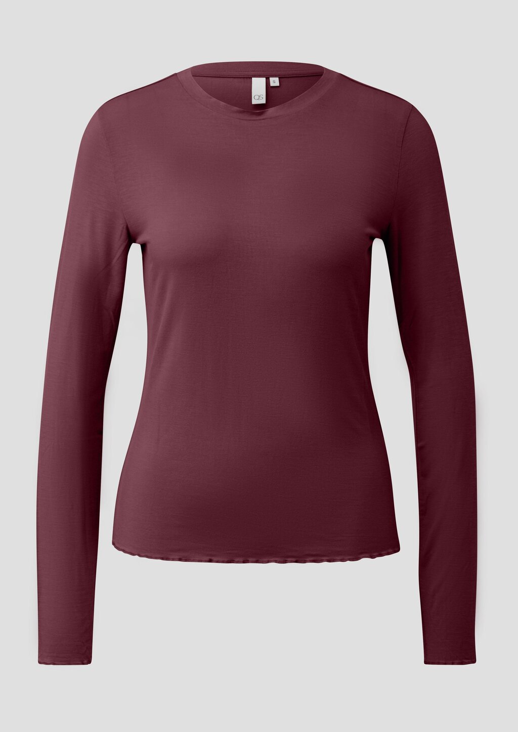 Schmal geschnittenes Longsleeve aus Viskosestretch