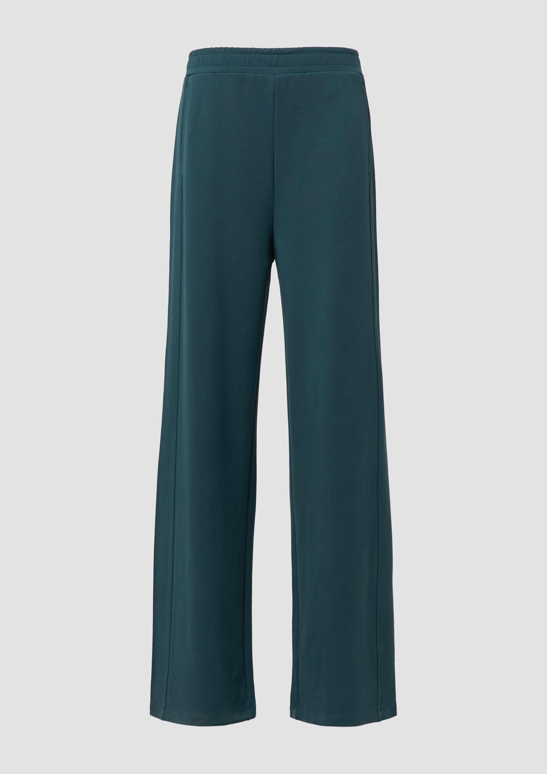 Scuba-Jogpants mit Wide Leg und Elastikbund