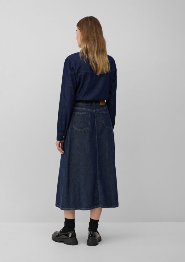 Jeans Midi-Rock im 5-Pocket-Stil