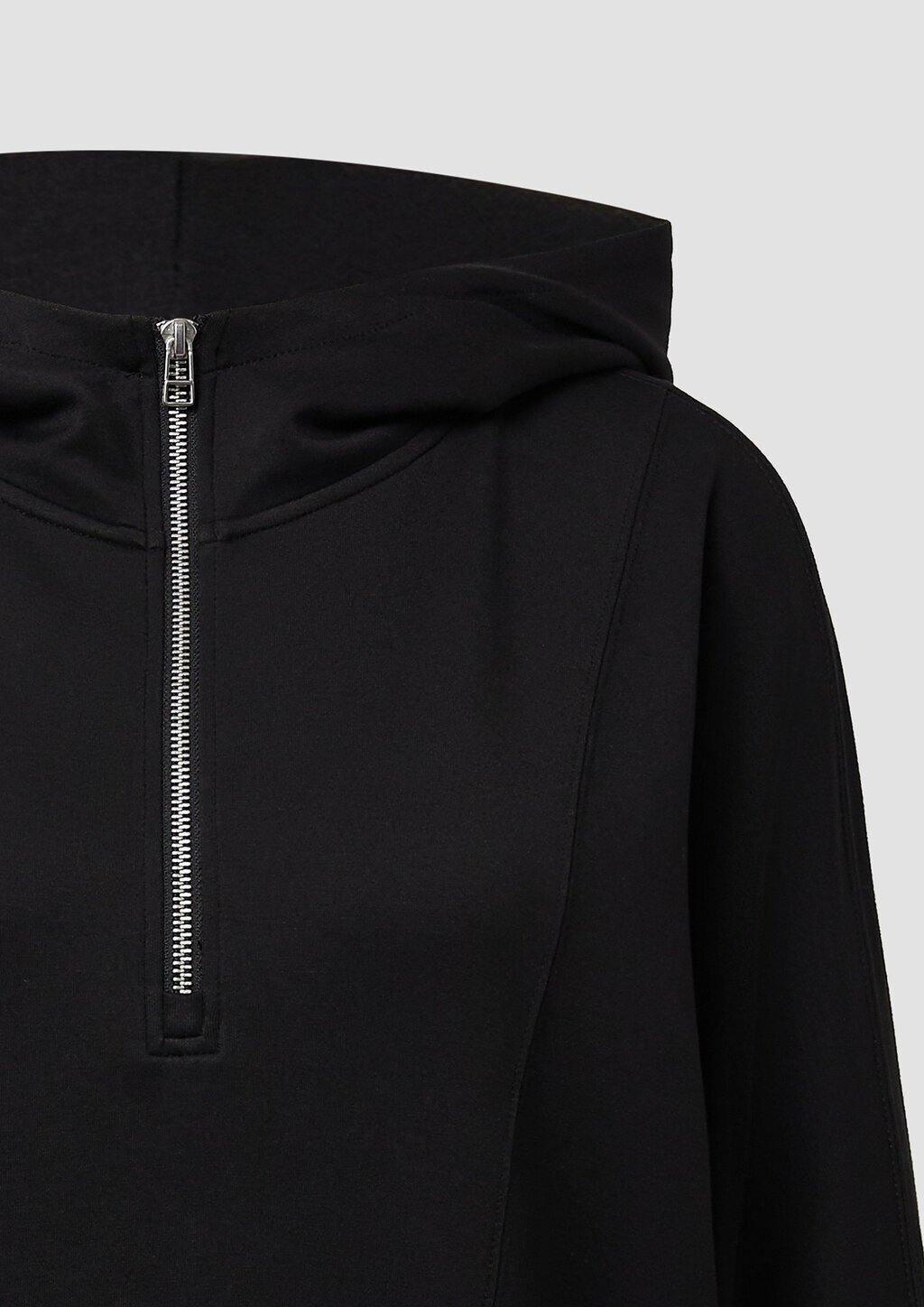 Scuba-Hoodie mit Fledermausärmeln und regulierbarem Saum