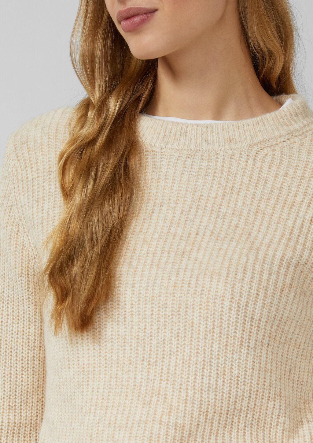 Strickpullover aus Wollmix