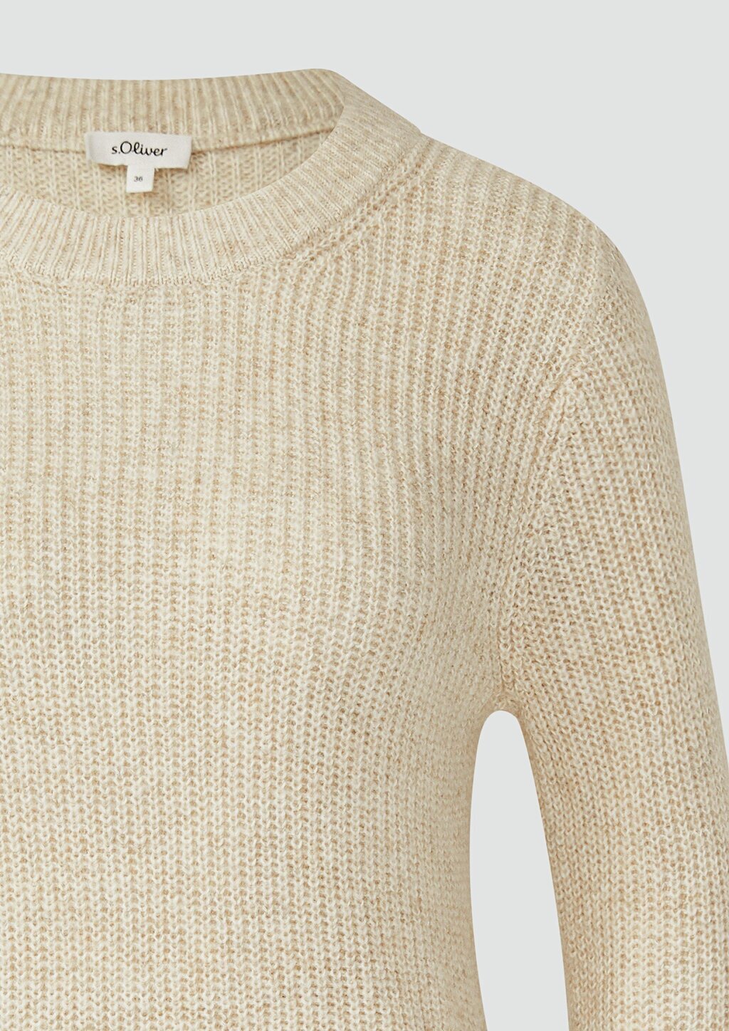 Strickpullover aus Wollmix