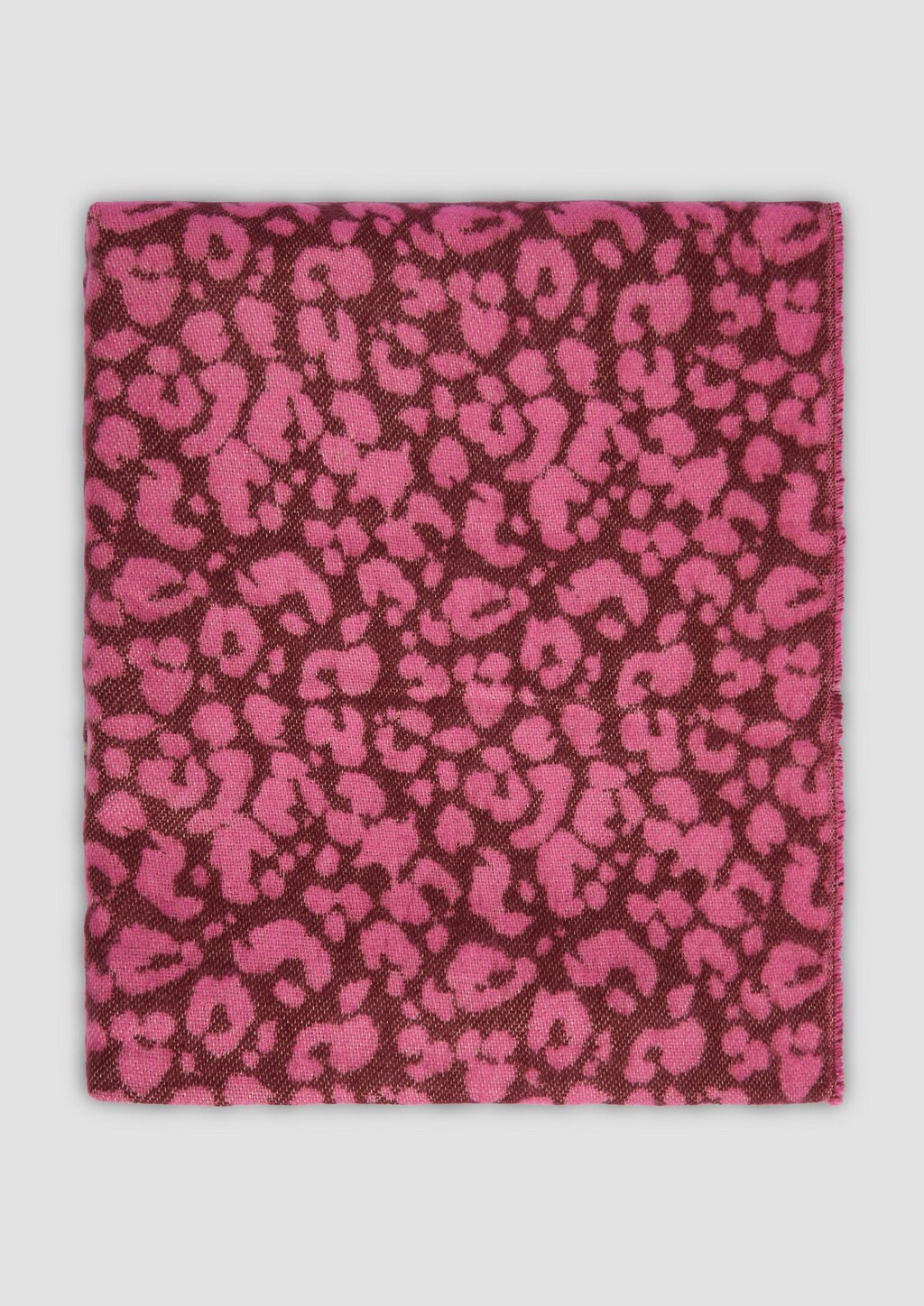 Eleganter Leo-Loop-Schal aus strukturiertem Jacquard