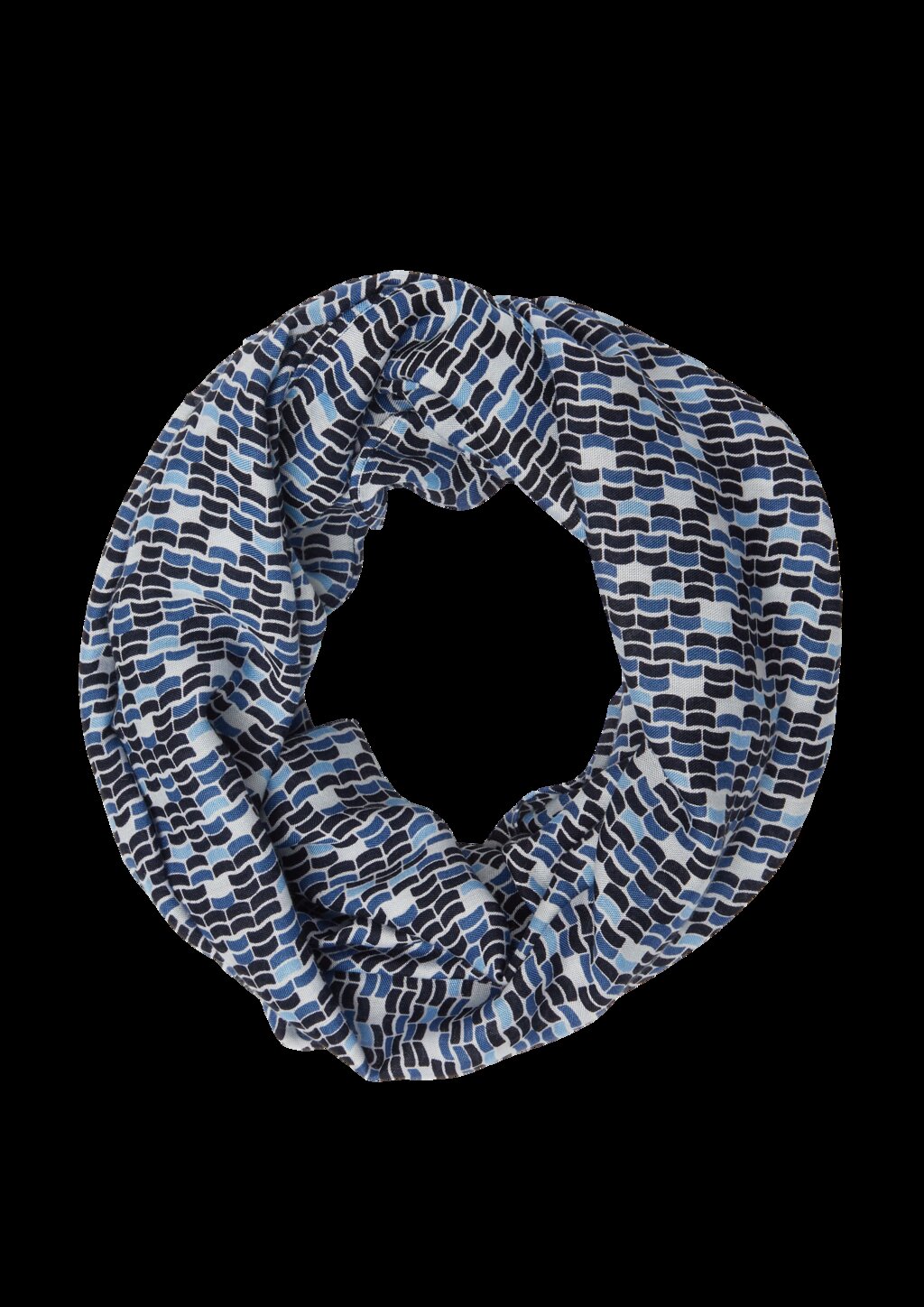 Viskose-Snood mit abstraktem Artwork