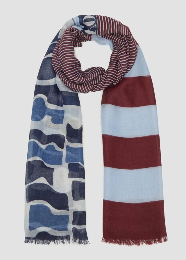 Schal mit Streifen-Artwork