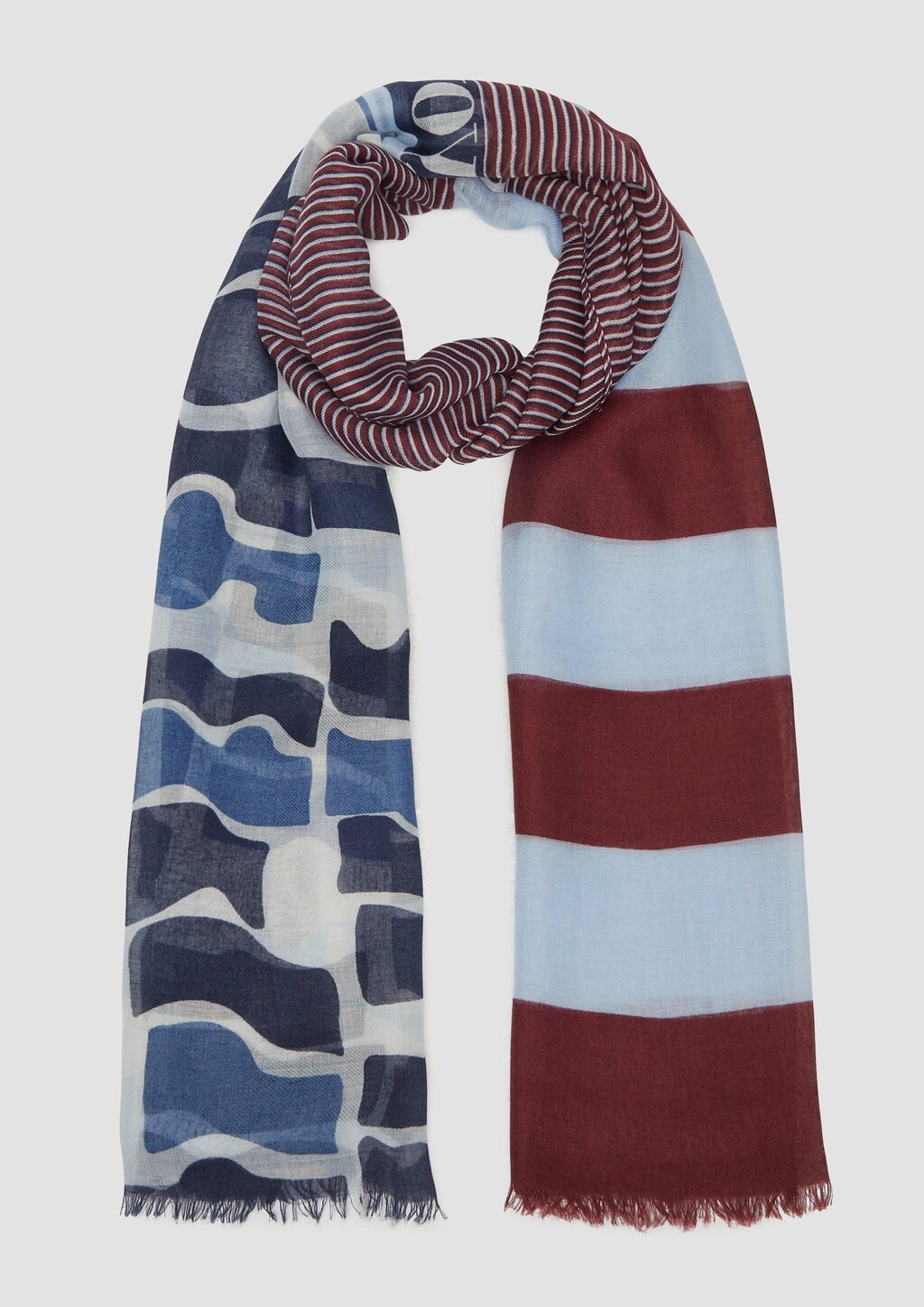 Schal mit Streifen-Artwork
