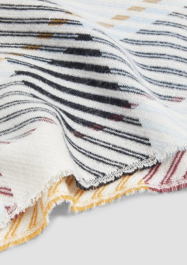 Karierter Maxi-Schal aus Twill