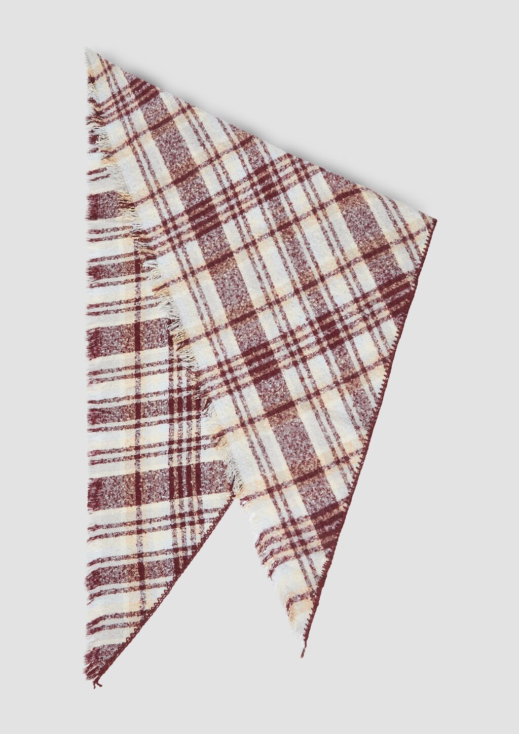 Dreieckstuch aus Bouclé