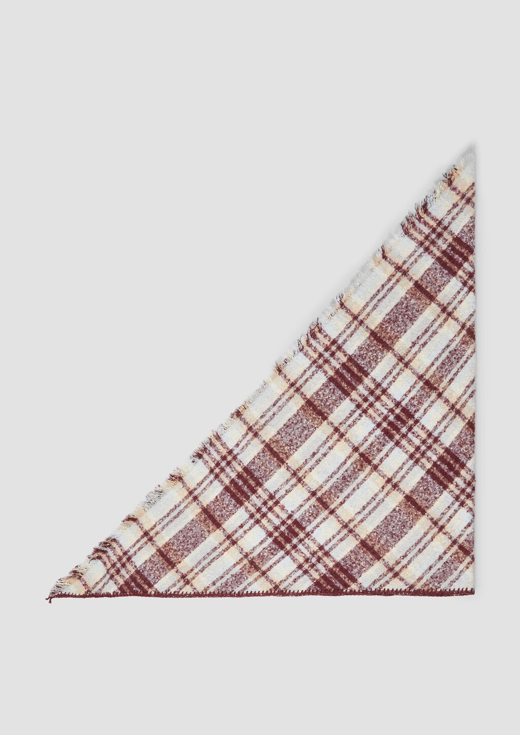 Dreieckstuch aus Bouclé