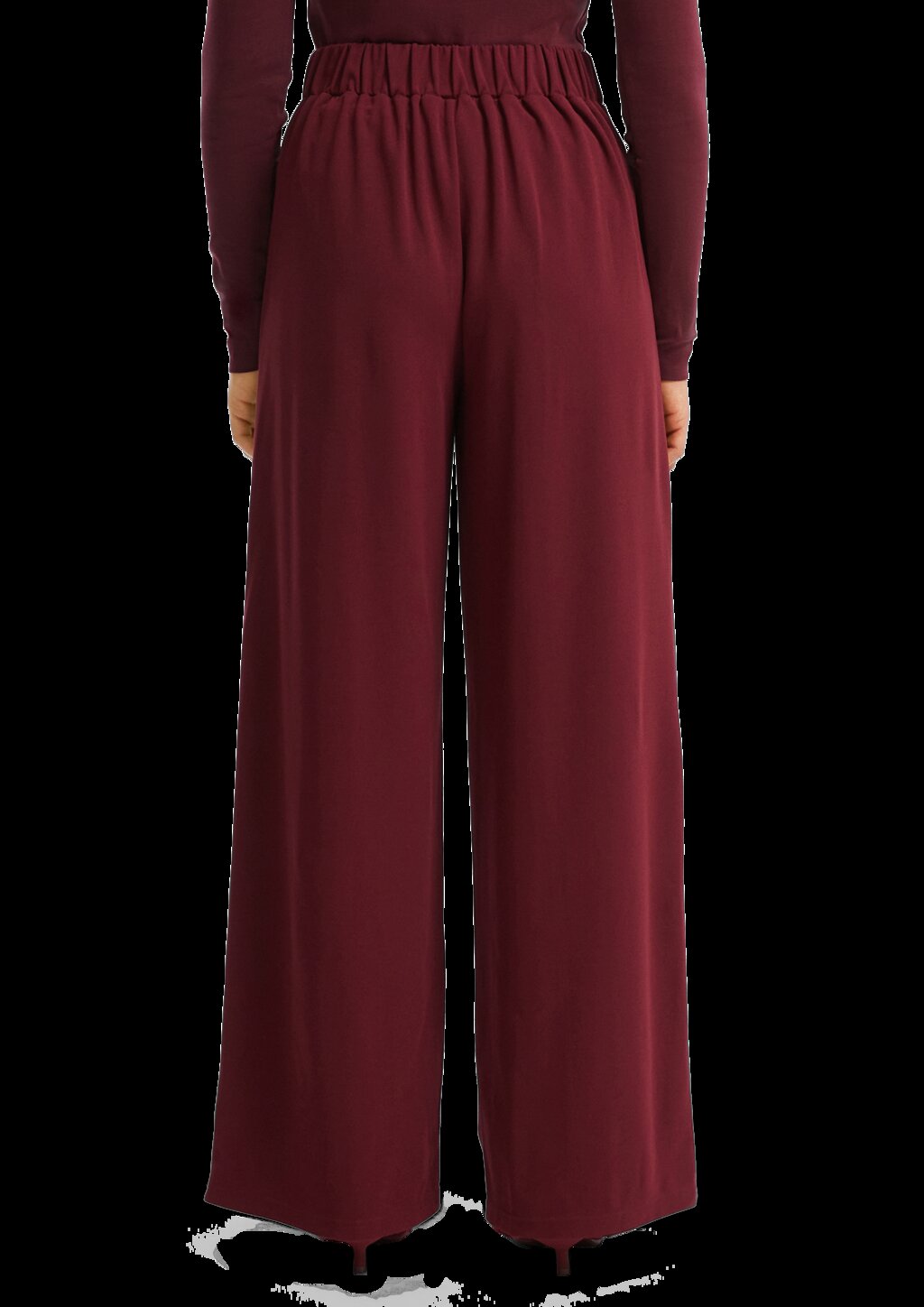 Wide-Leg Hose aus Interlockjersey