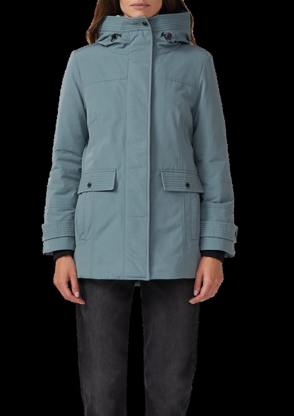 Wasserabweisender Parka mit Eingrifftaschen