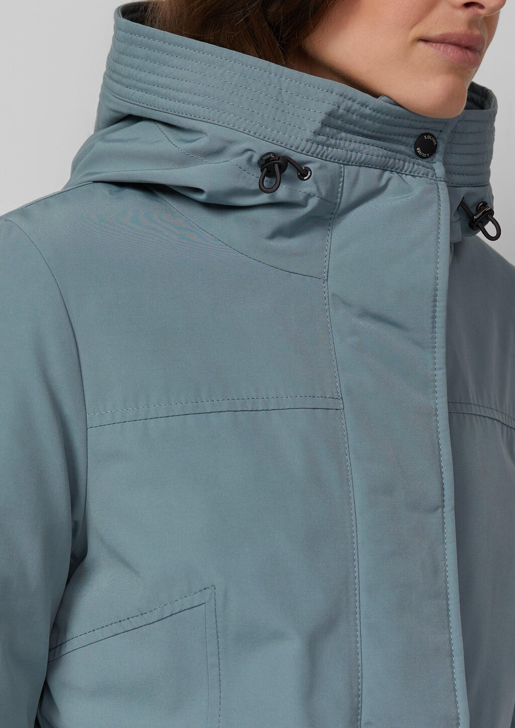 Wasserabweisender Parka mit Eingrifftaschen