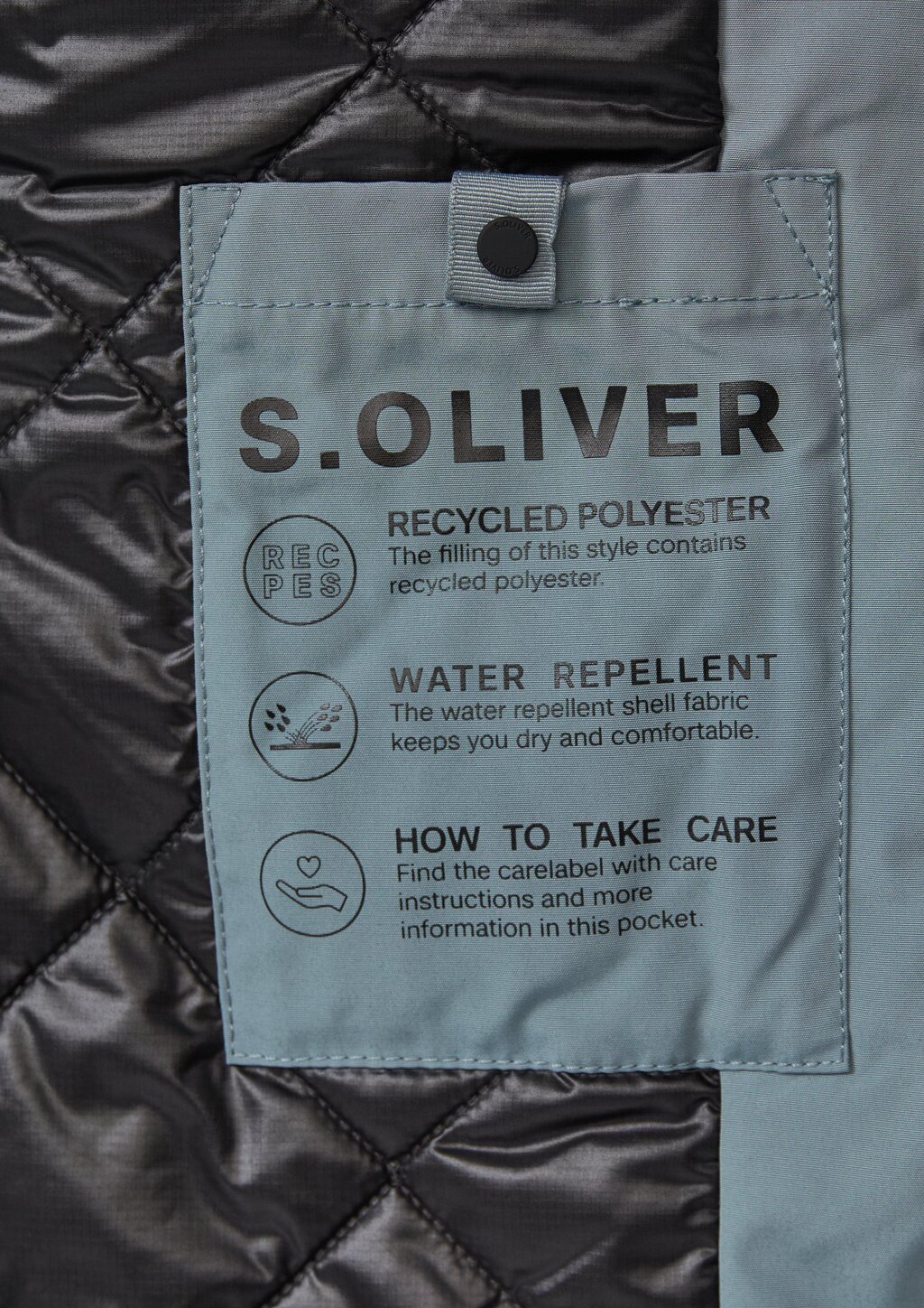 Wasserabweisender Parka mit Eingrifftaschen