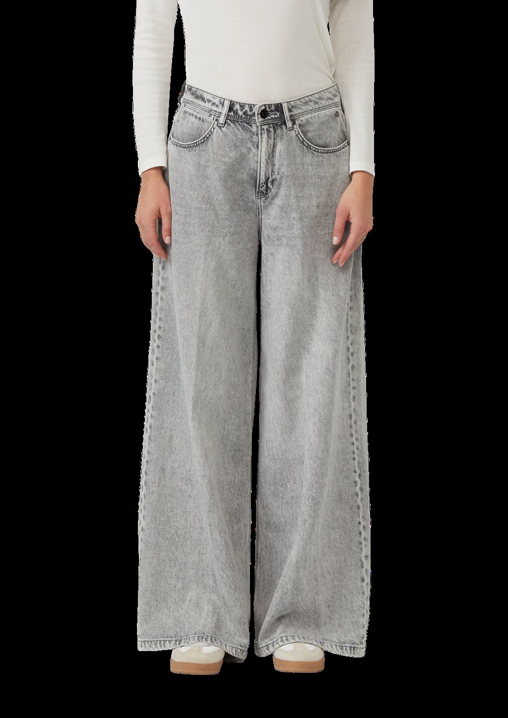 Jeans / Regular Fit / High Rise / Extra Wide Leg