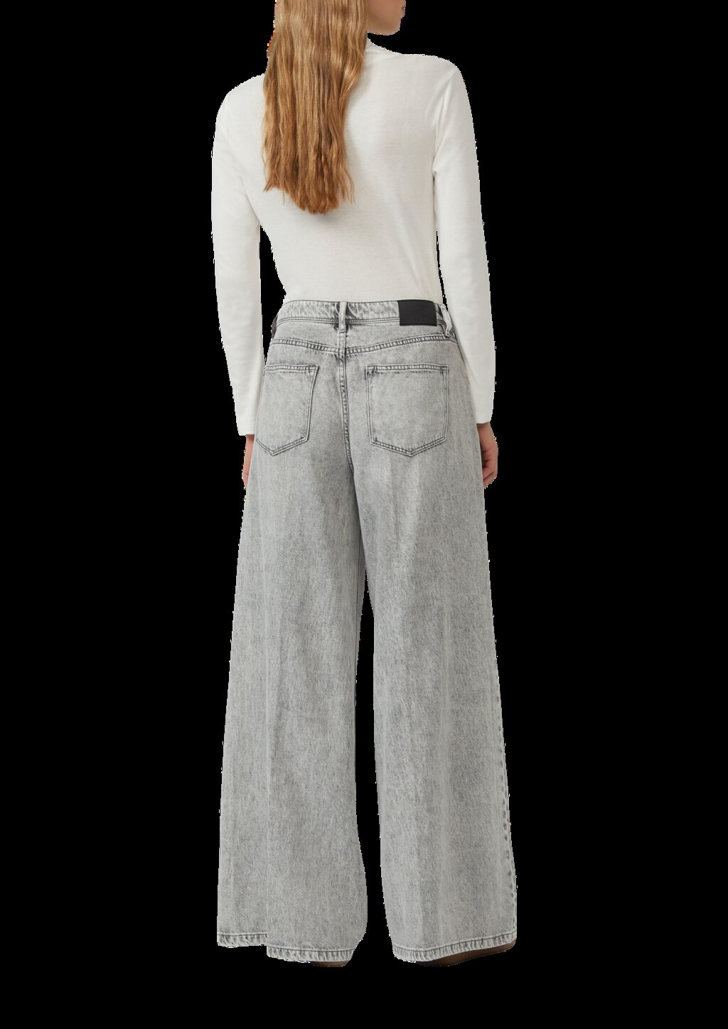 Jeans / Regular Fit / High Rise / Extra Wide Leg