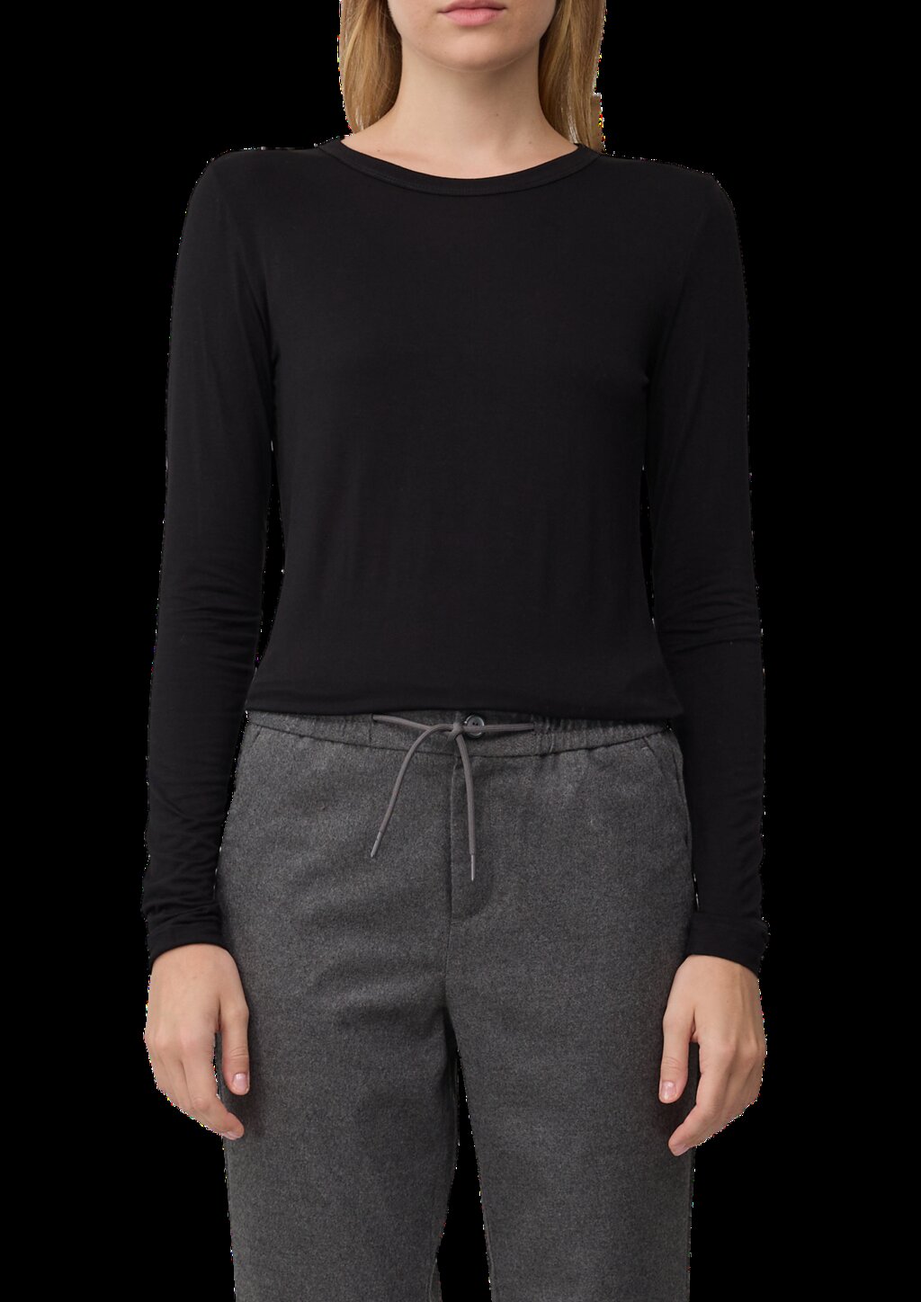 Leichtes Longsleeve im Slim Fit