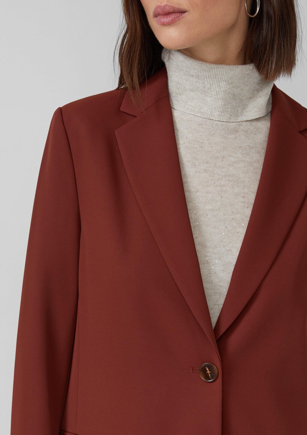 Twillblazer mit leichtem Futter