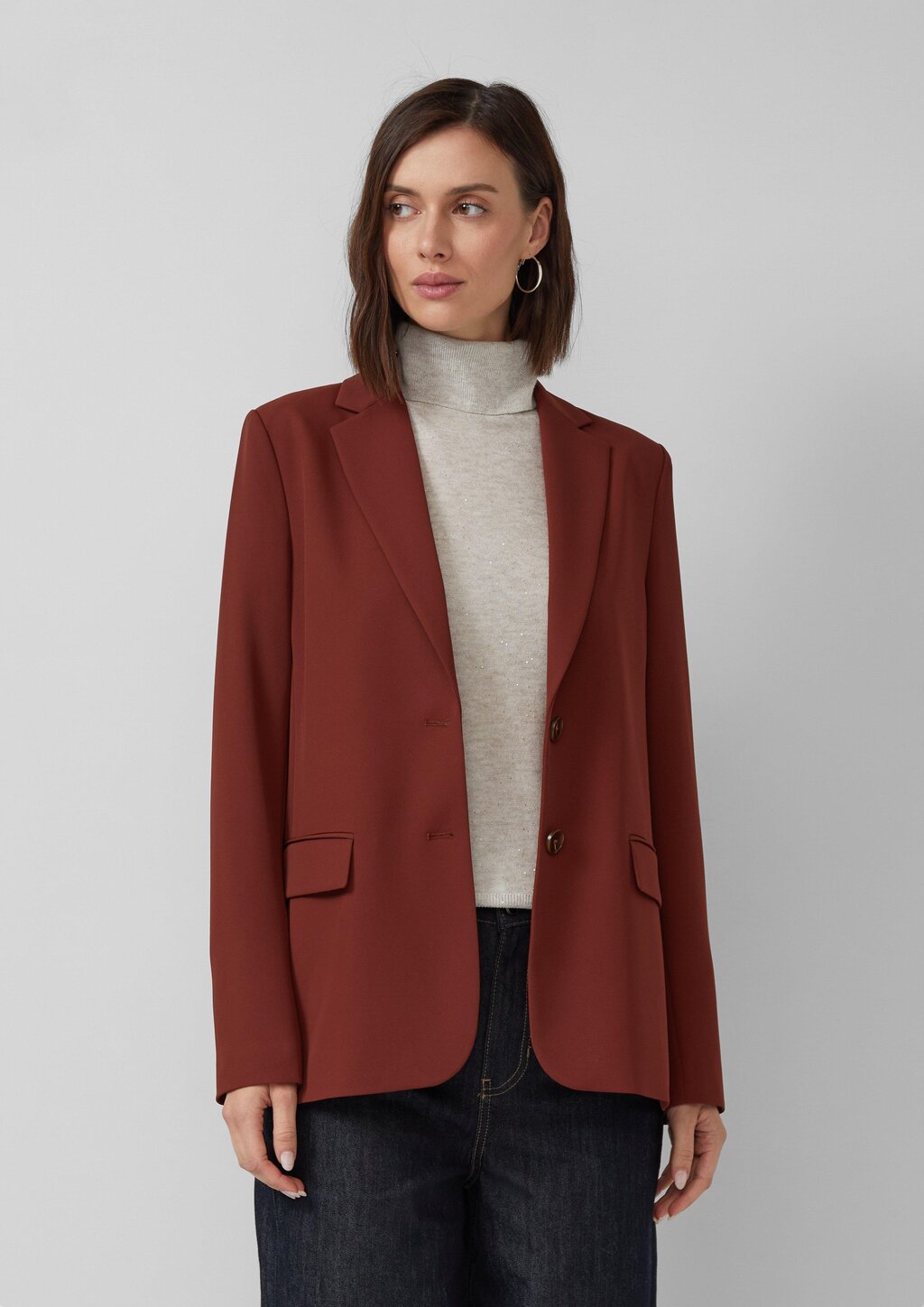 Twillblazer mit leichtem Futter