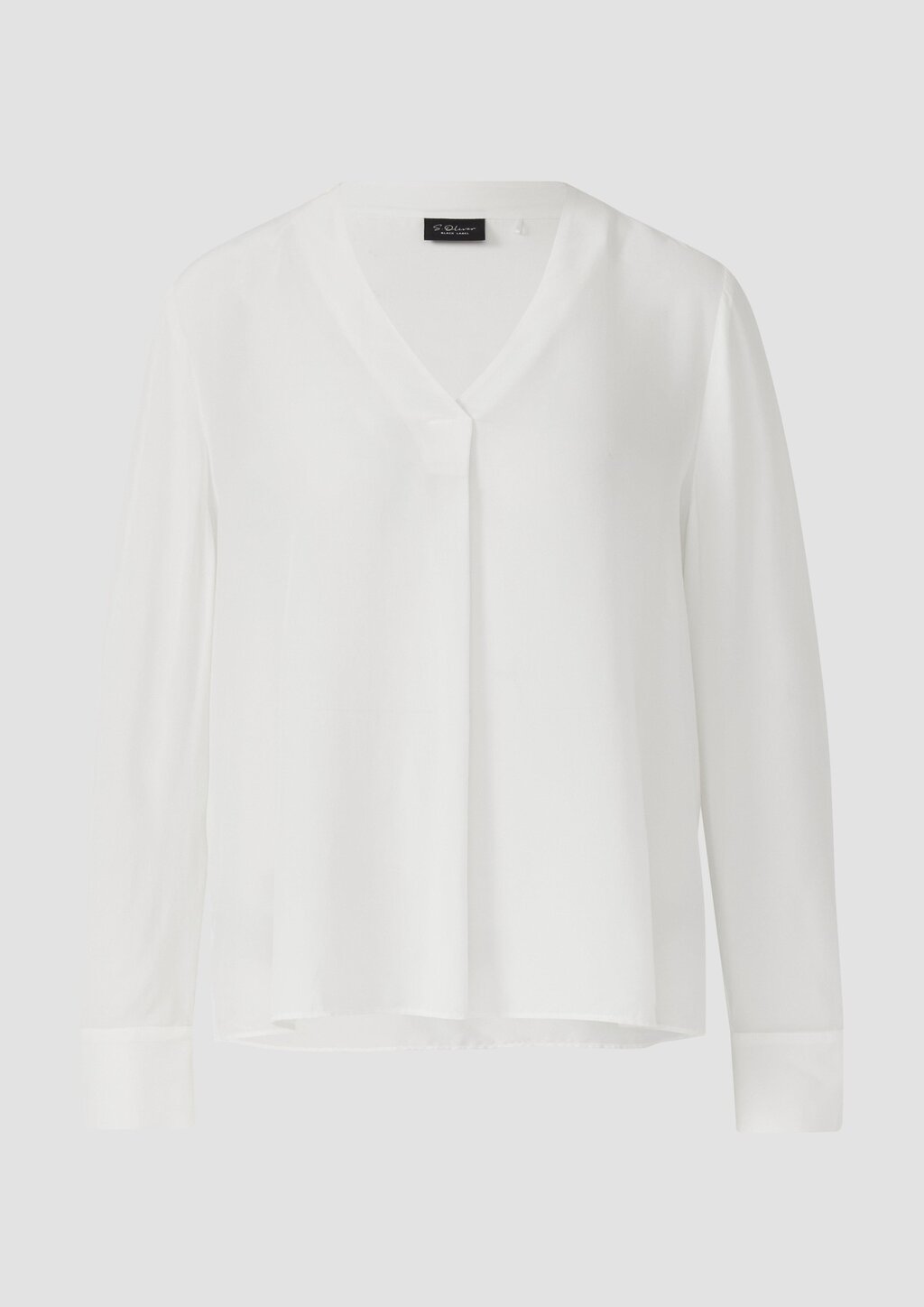 Semitransparente Tunika-Bluse aus Viskose