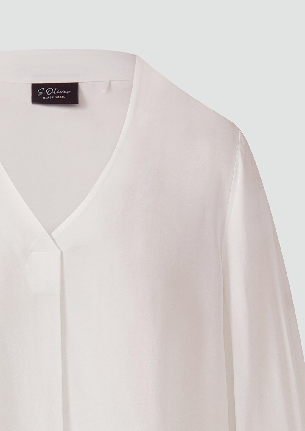 Semitransparente Tunika-Bluse aus Viskose