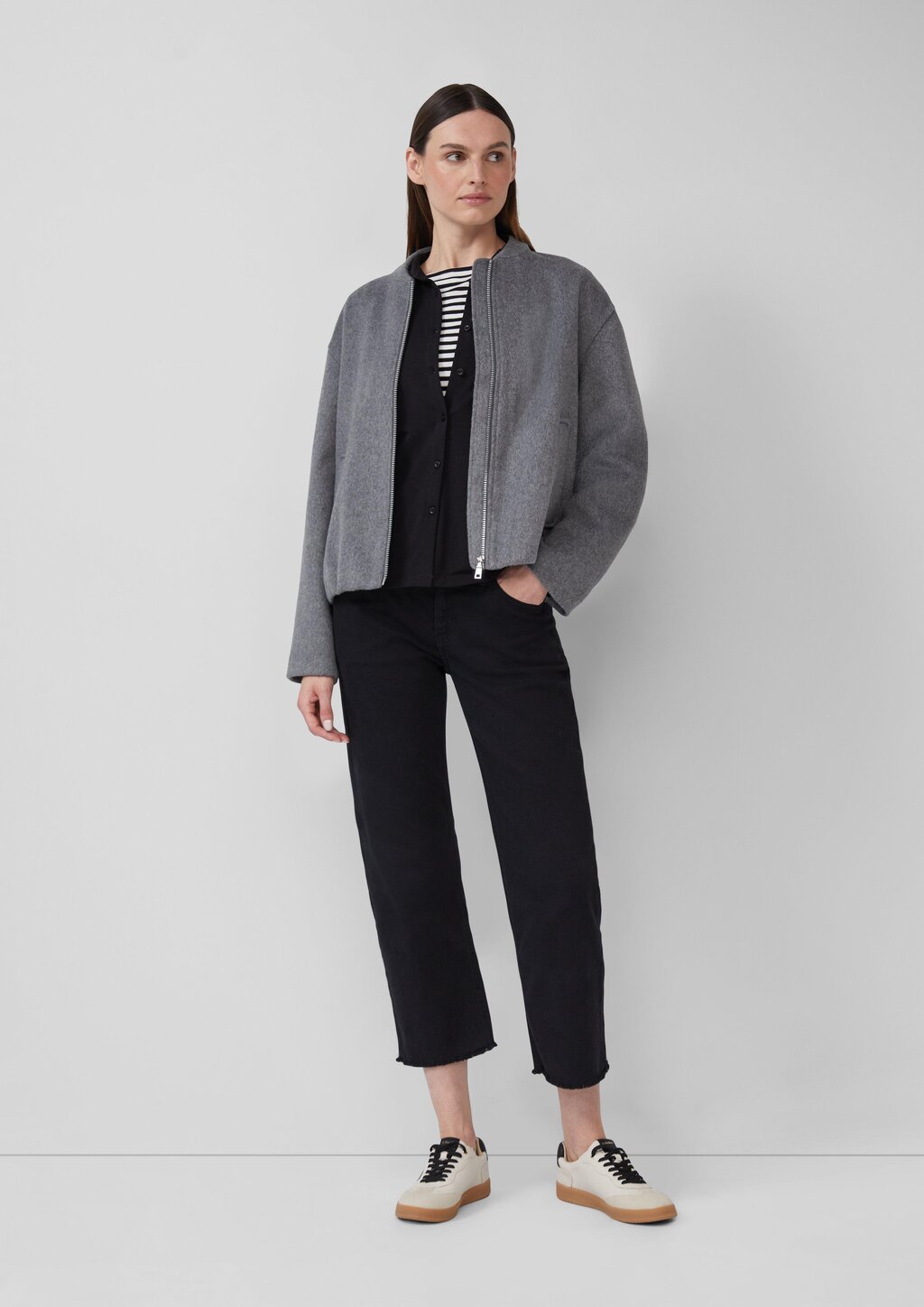 Elastische Jerseybluse