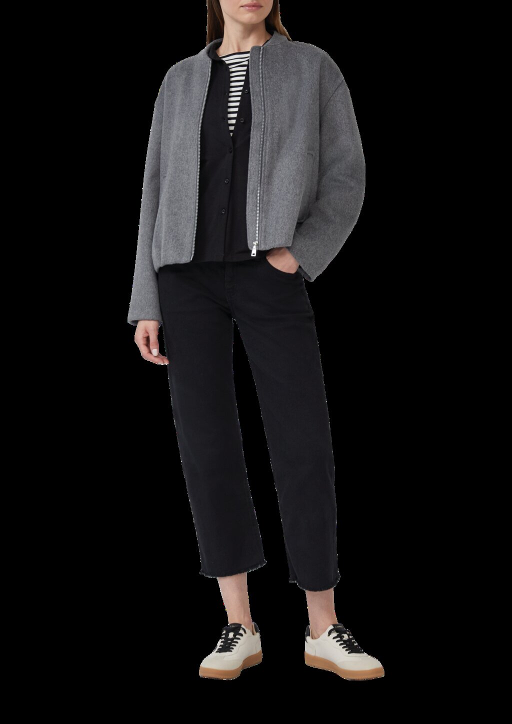 Elastische Jerseybluse