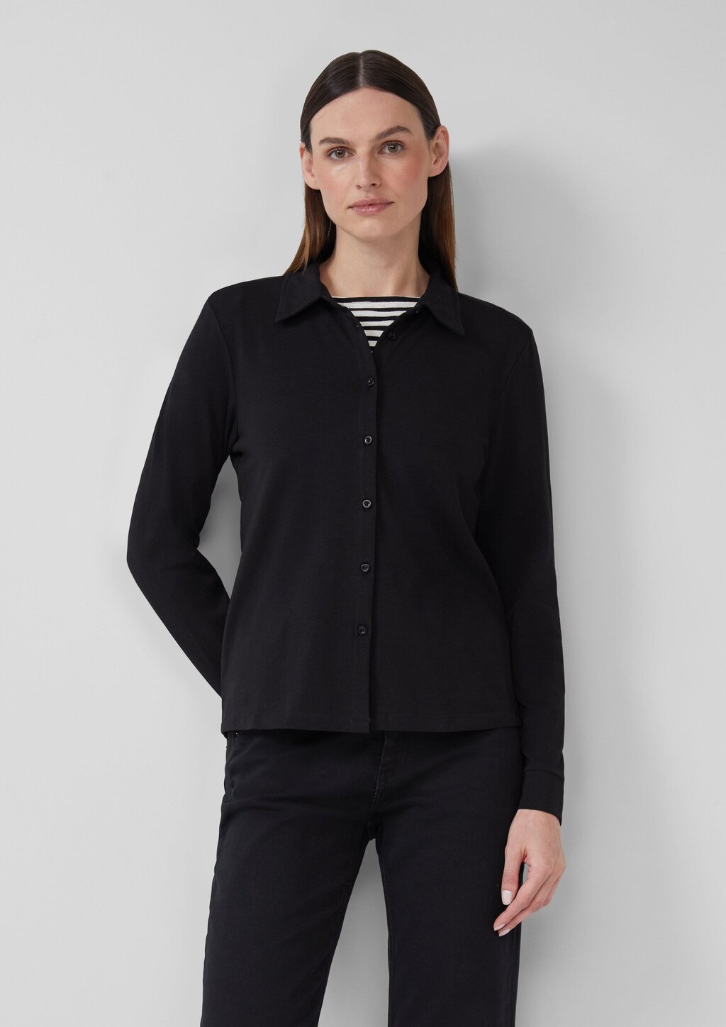 Elastische Jerseybluse