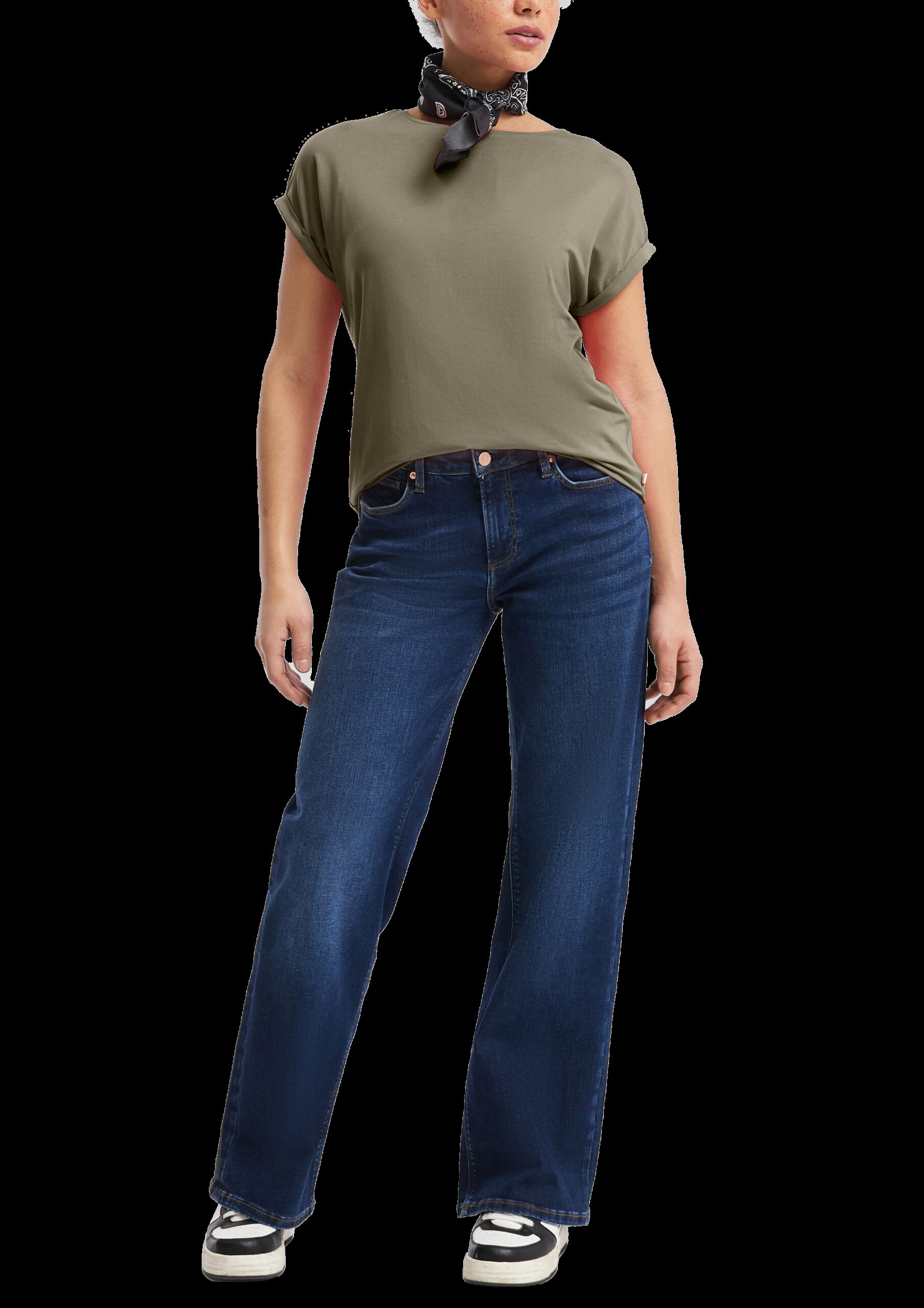 Loose Fit-Shirt im Lyocellmix