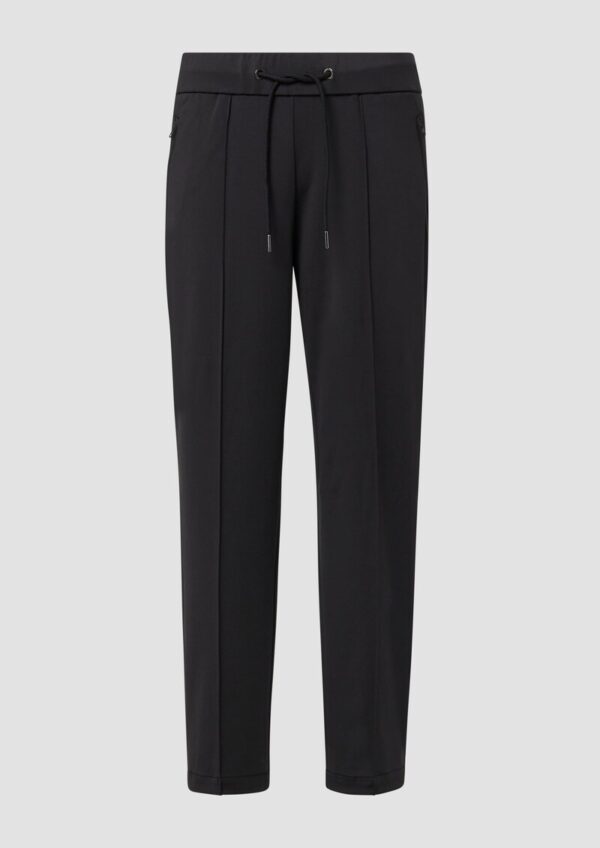 Jogpants mit Elastikbund und Biesen