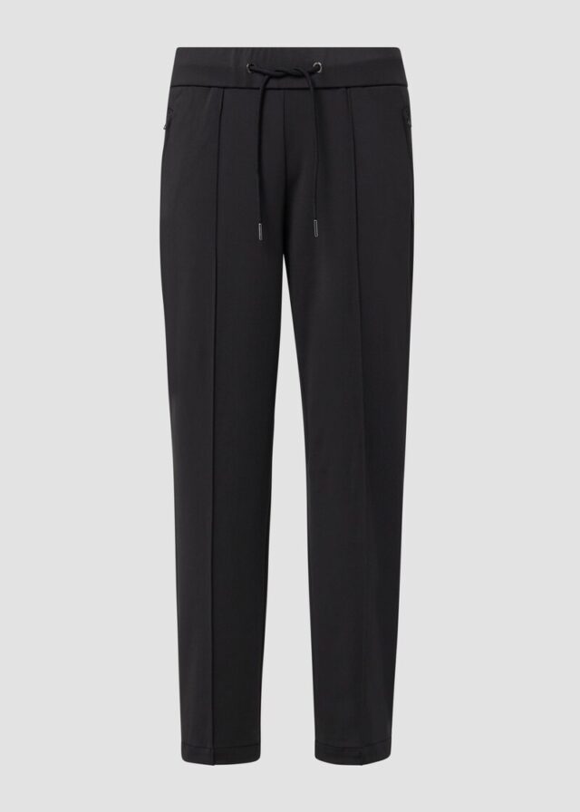 Jogpants mit Elastikbund und Biesen