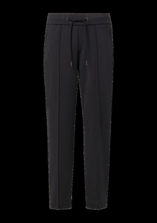 Jogpants mit Elastikbund und Biesen