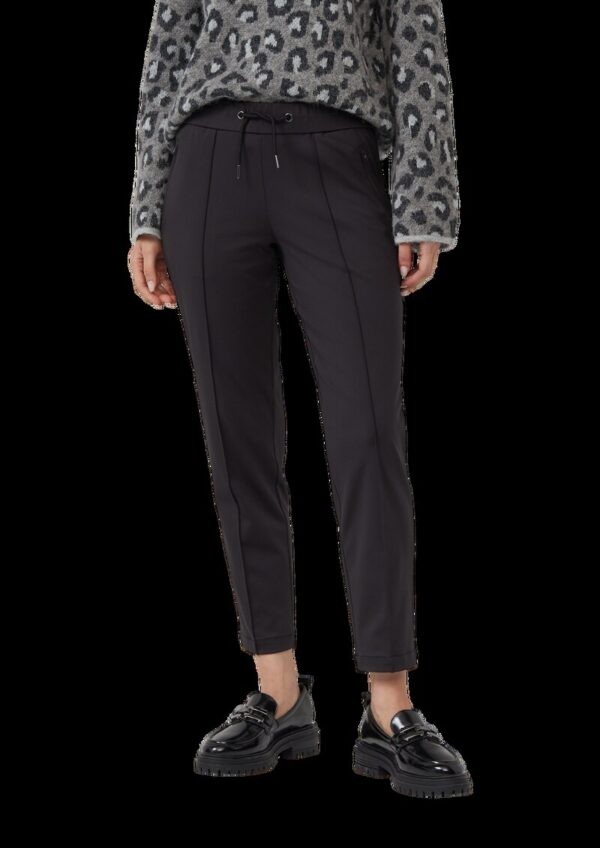 Jogpants mit Elastikbund und Biesen