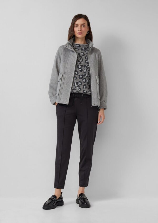 Jogpants mit Elastikbund und Biesen