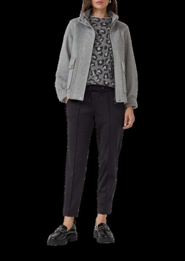 Jogpants mit Elastikbund und Biesen