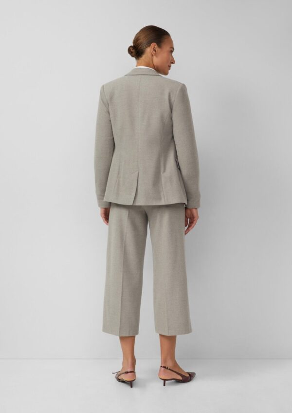 Taillierter Flanell-Blazer in melierter Optik