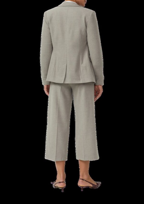 Taillierter Flanell-Blazer in melierter Optik