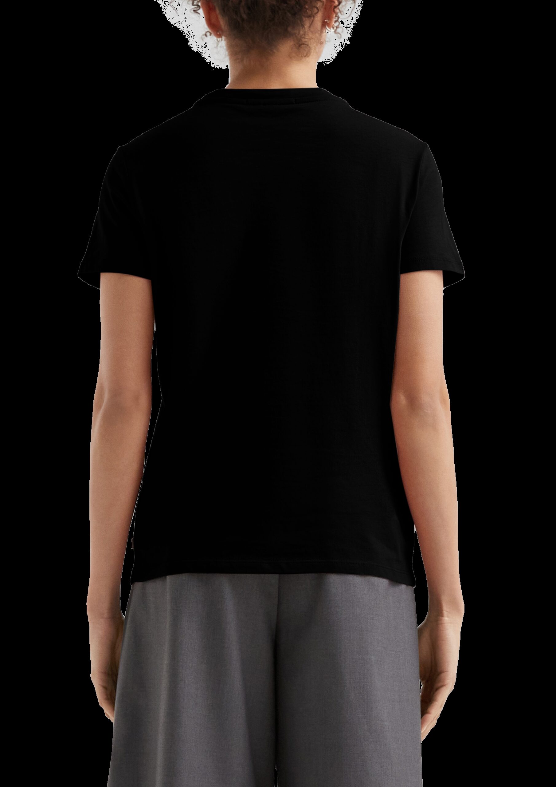 Baumwollshirt mit Frontprint