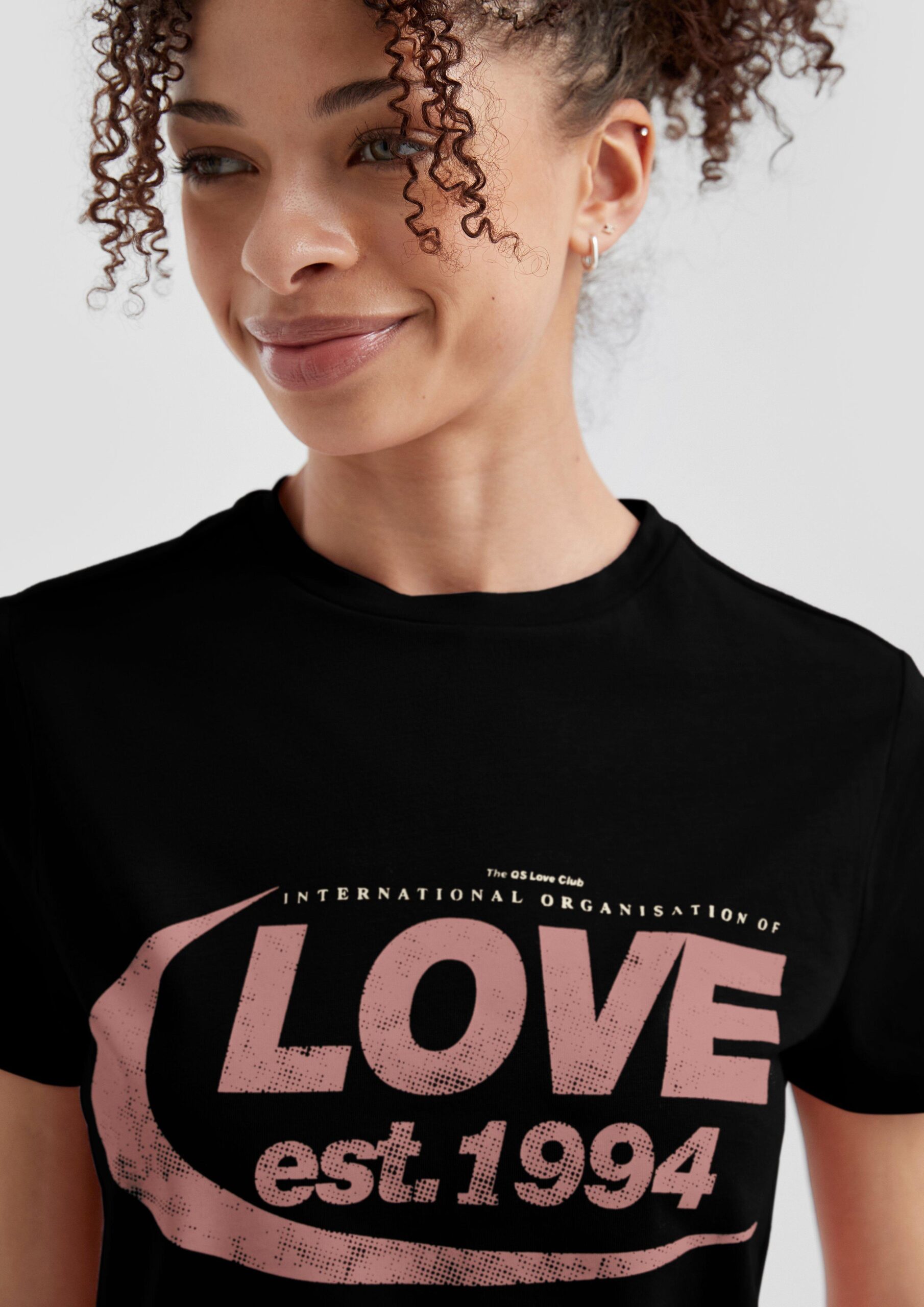 Baumwollshirt mit Frontprint