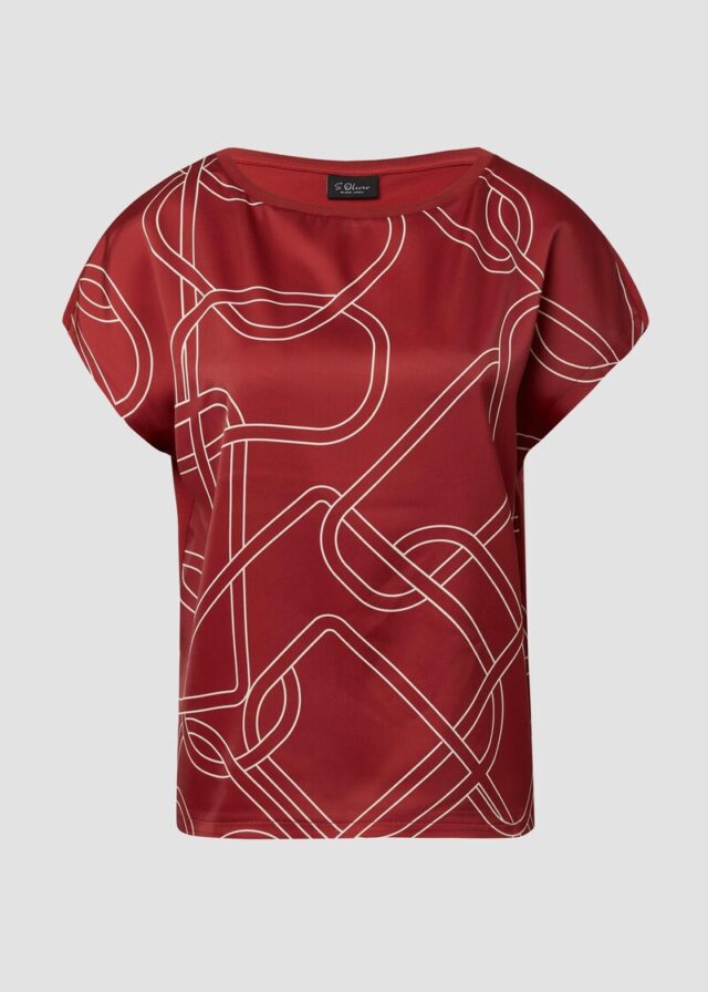 Feines Blusenshirt im Relaxed Fit